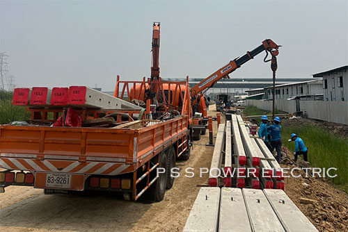 งานติดตั้งระบบไฟฟ้าแรงสูงภายใน