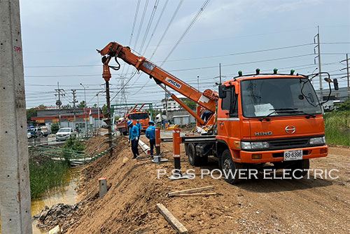 งานติดตั้งระบบไฟฟ้าแรงสูงภายใน