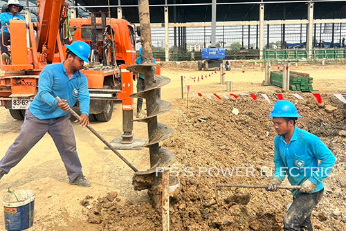 งานติดตั้งระบบไฟฟ้าแรงสูงภายใน