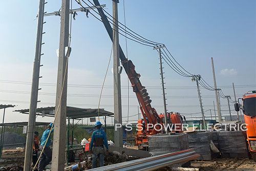  งานติดตั้งระบบไฟฟ้าแรงสูงภายใน