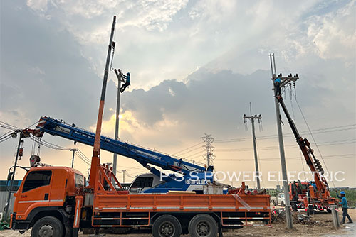  งานติดตั้งระบบไฟฟ้าแรงสูงภายใน