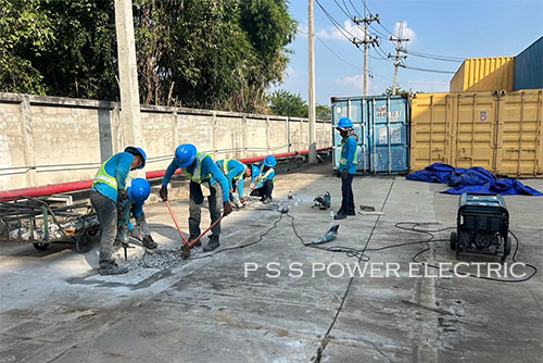 งานติดตั้งหม้อแปลง step up ขนาด 2,500 kVA SOLAR LOOFTOP