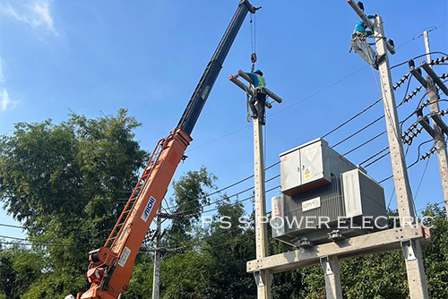 งานติดตั้งหม้อแปลง step up ขนาด 2,500 kVA SOLAR LOOFTOP