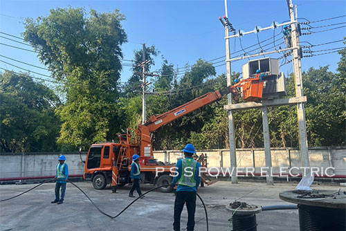 งานติดตั้งหม้อแปลง step up ขนาด 2,500 kVA SOLAR LOOFTOP