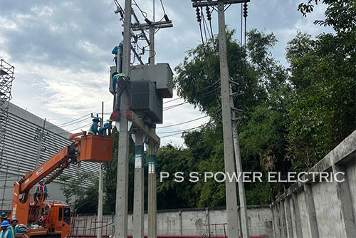 งานติดตั้งหม้อแปลง step up ขนาด 2,500 kVA SOLAR LOOFTOP