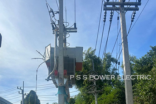 งานติดตั้งหม้อแปลง step up ขนาด 2,500 kVA SOLAR LOOFTOP