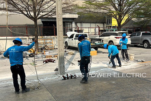 งาน INSTALLATION SF6 LOAD BREAK SWITCH